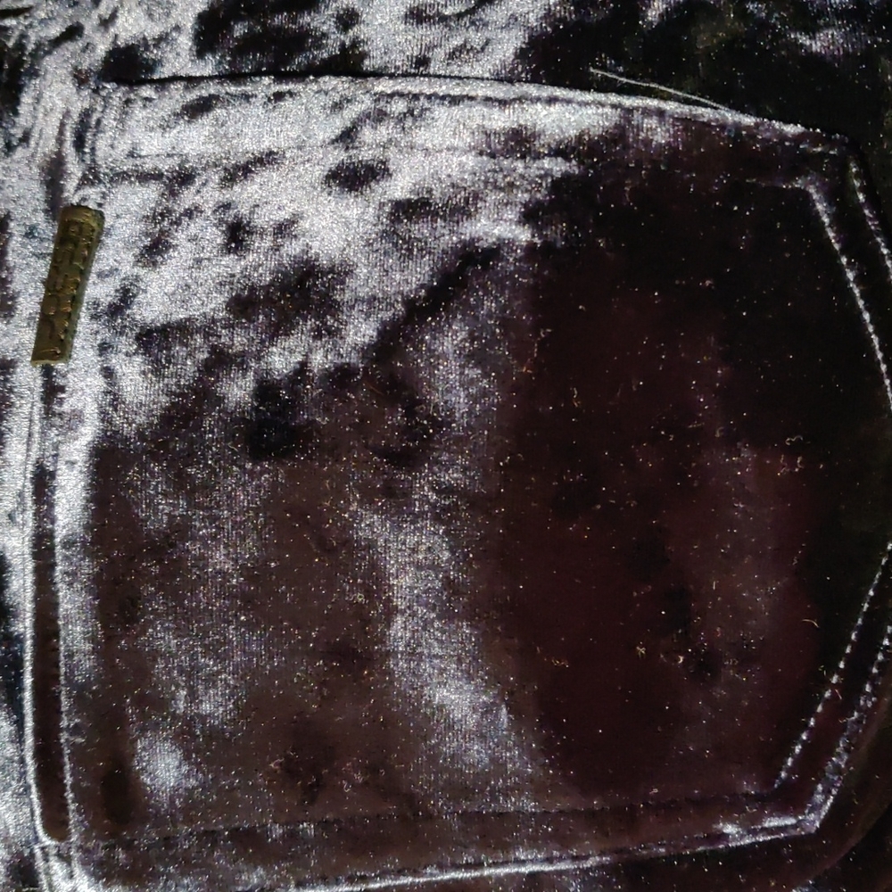 Joe's high rise skinny,dark navy velvet, size 28  handcrafted and unique jeans. - Picture 5 of 5